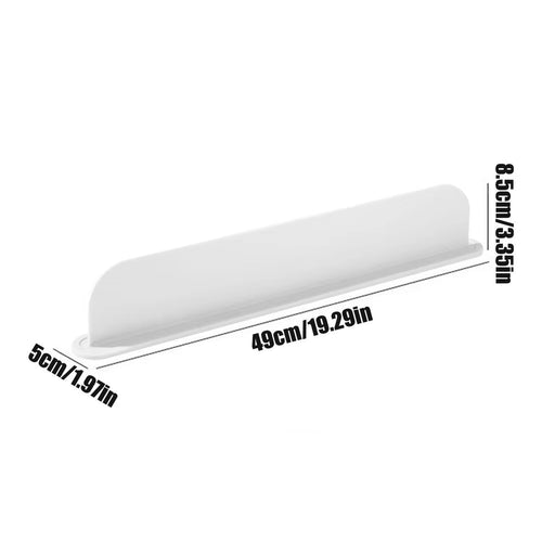 Silicone Sink Baffle Kitchen Splash Guard Household Non Slip Water Barrier for Washing Dishes and Vegetables Adhesive Partition